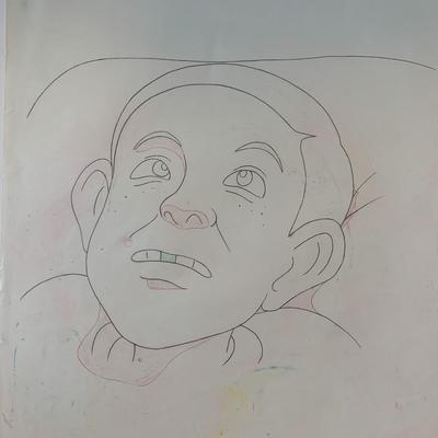 Original cartoon artwork sericel