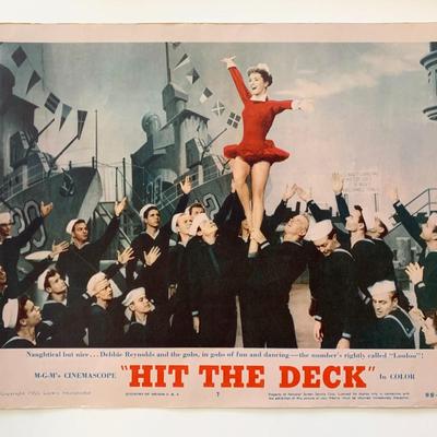 Hit the Deck original 1955 vintage lobby card