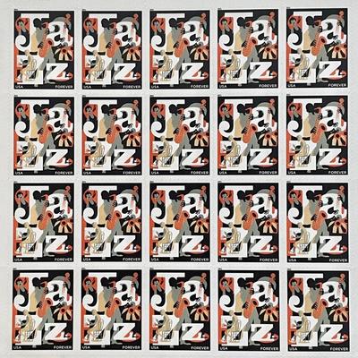 2011 Jazz stamp set of 20