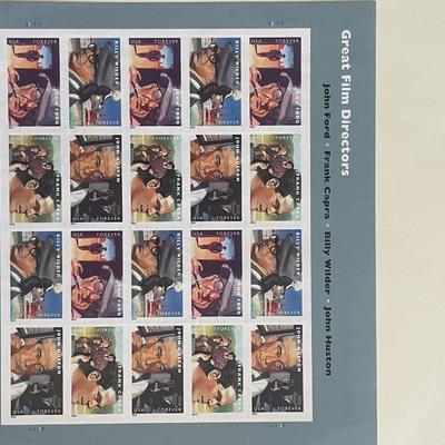 2012 Great Film Directors stamp set of 20