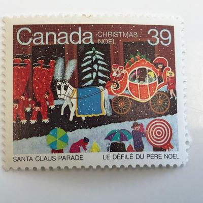 Santa Claus Parade Canada 1985 Stamp