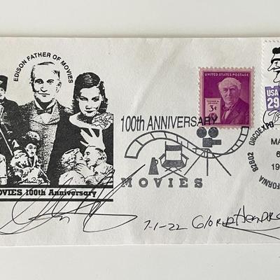 Gloria Hendry signed cover