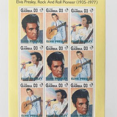Elvis Presley 15th Anniversary  Stamp Set - The Gambia
