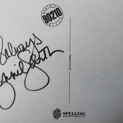 Jenny Garth signed postcard