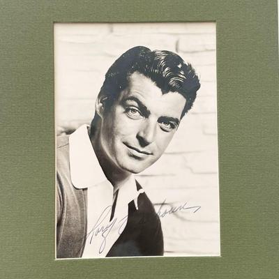 Rory Calhoun framed matted photo