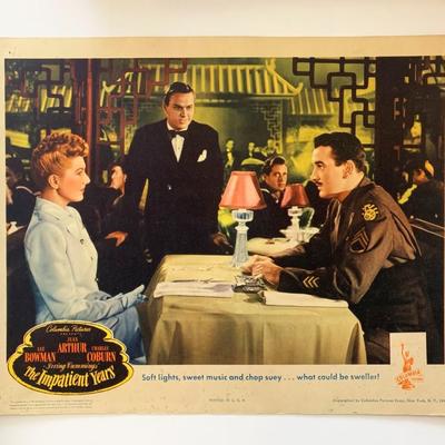The Impatient Years original 1944 vintage lobby card