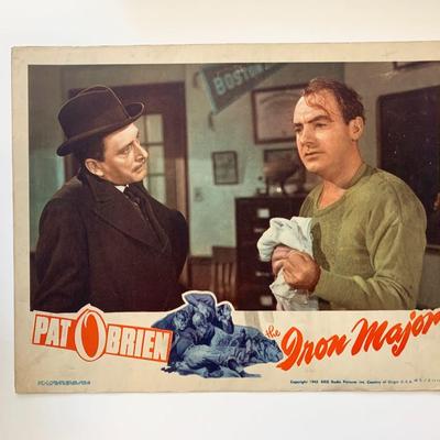 The Iron Major original 1943 vintage lobby card