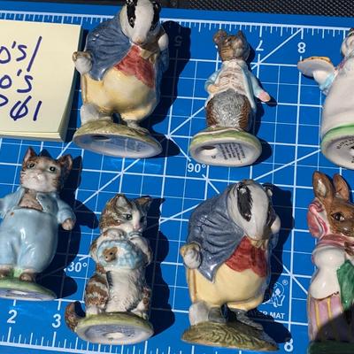Beatrix Potter Figurines - 1940s/50s Copyrights