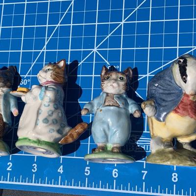 Beatrix Potter Figurines - 1940s/50s Copyrights