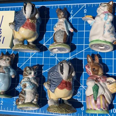 Beatrix Potter Figurines - 1940s/50s Copyrights