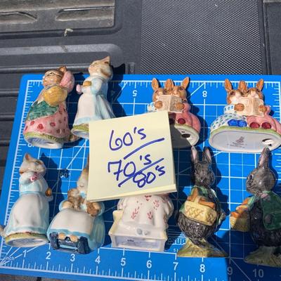 Beatrix Potter Figurines - 1960s/70s/80s Lot