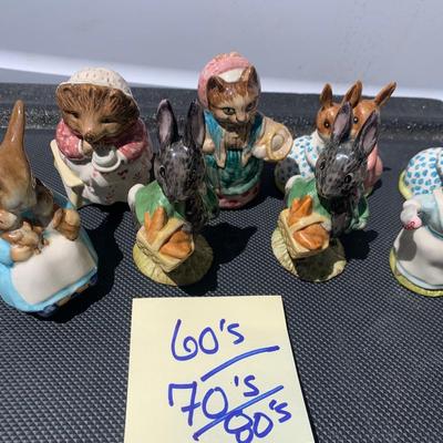 Beatrix Potter Figurines - 1960s/70s/80s Lot