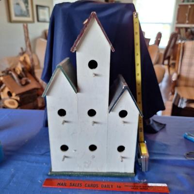 Sale Photo Thumbnail #92: Wood multi Family bird house