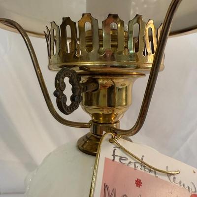 Fenton Poppy and Lilly Glass Lamps (SR-BM)