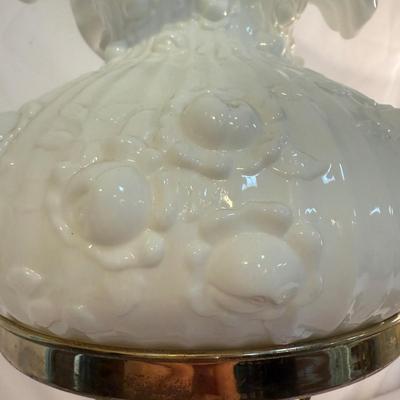 Fenton Poppy and Lilly Glass Lamps (SR-BM)