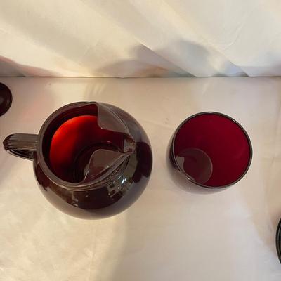 Eight Person Arcoroc Ruby Dish Set (LR-SS)