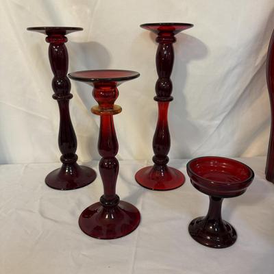 Unique Glass Candleholders, Vases and More (SR-BM)