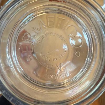Collection of Glass Jars with Hinged Lids (K-BM)