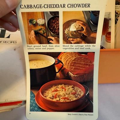 Vintage Betty Crocker Recipe Card Box and Other Cookbooks (L-BM)