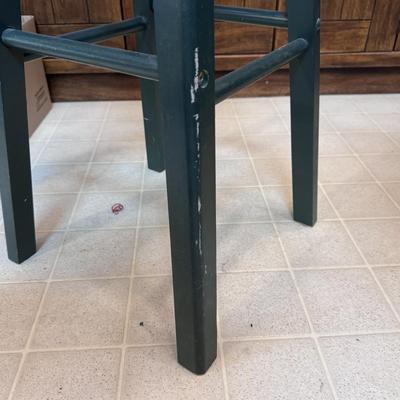 Solid Wood Round Table and Stool (K-DZ)