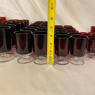 64-Piece French Red Stemware Collection (LR-SS)