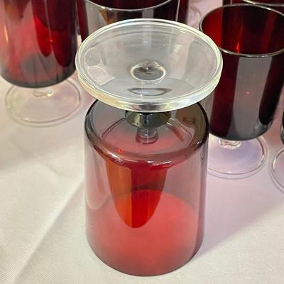 64-Piece French Red Stemware Collection (LR-SS)