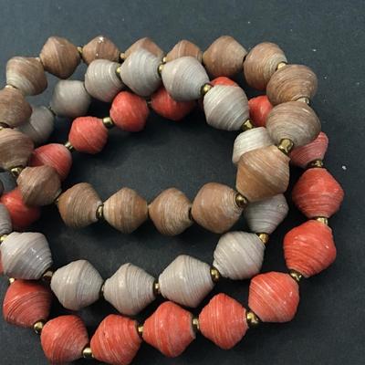 Vintage beaded stretch bracelet