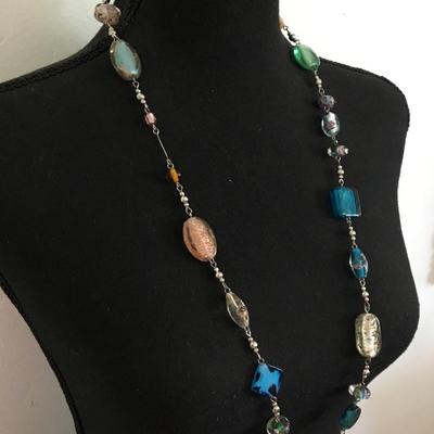Vintage premier, design, art glass necklace