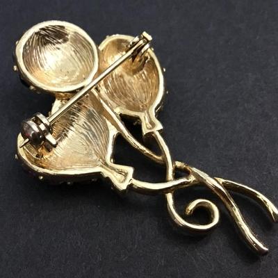 Rhinestones Balloons Brooch
