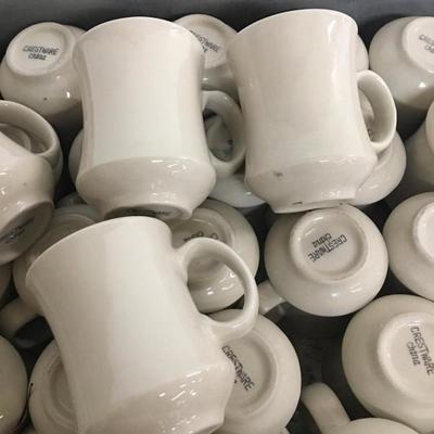 30 Crestware resturaunt china coffee mugs.