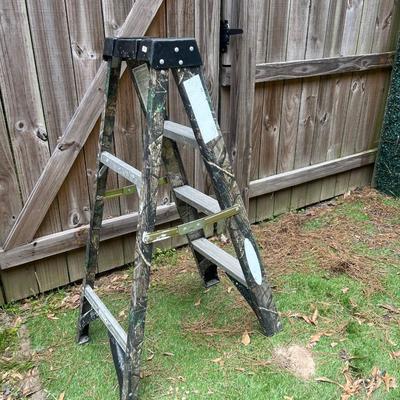 Sale Photo Thumbnail #49: Werner Woodland Camo Step Ladder