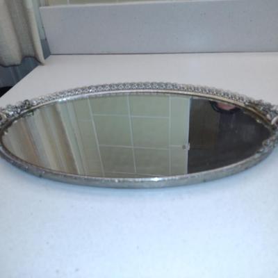 Mirrored Vanity Tray- Approx 16" x 9"