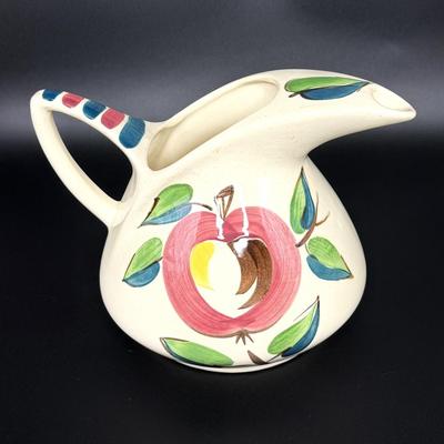 1940’s Purintan Slip Ware Apple Pitcher Set