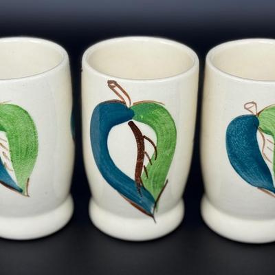 1940’s Purintan Slip Ware Apple Pitcher Set
