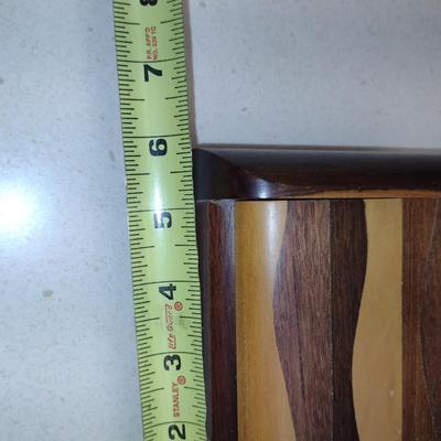 Wooden Storage Box- Approx 6" x 4" x 2 3/4" Tall