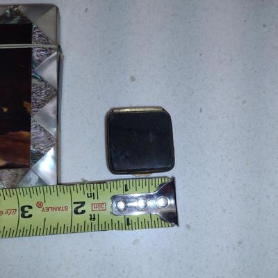 Pill Box and Card Case with Mother of Pearl Accents