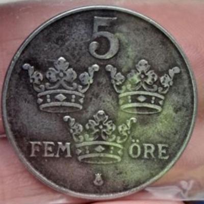 Sweden 1944 King Gustav Coin