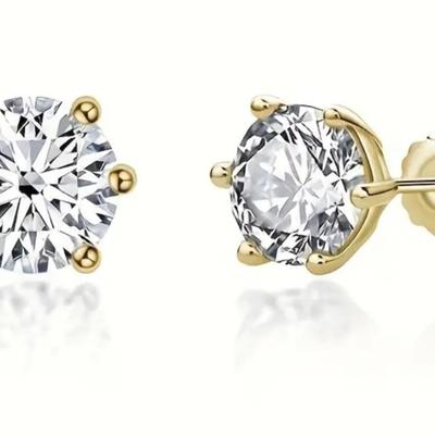 2ct Moissanite Sterling Silver