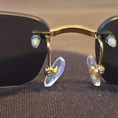 Cartier sunglasses with black lens Original Box