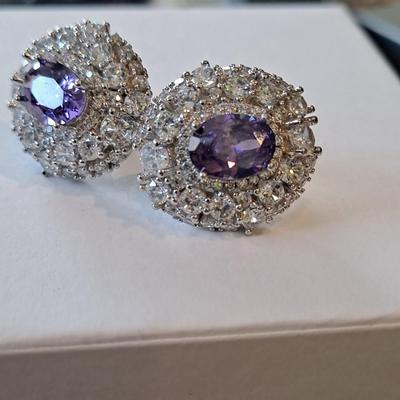Amethyst Gemstone Earrings