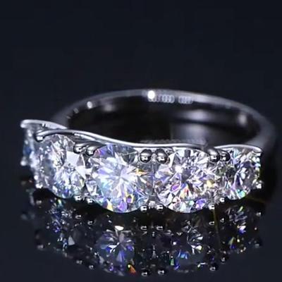Moissanite 925 Sterling Silver Ring