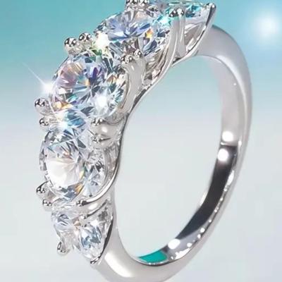 Moissanite 925 Sterling Silver Ring