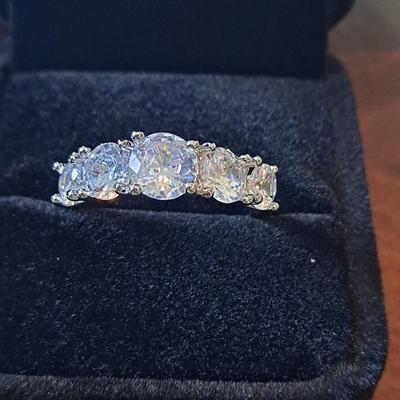 Moissanite 925 Sterling Silver Ring