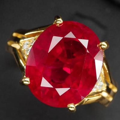 Classically Pigeon Blood Ruby 8.78Ct