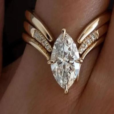 18kt Gold Overlay Copper Ring