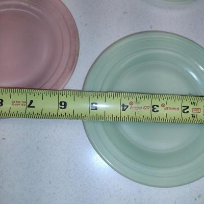 Antique Children's Dinner/Tea Set- Eight Pieces Total- Possibly Hazel Atlas 'Little Hostess'