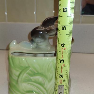 Vintage Shawnee Deer Design Planter- Approx 5 1/2" Tall