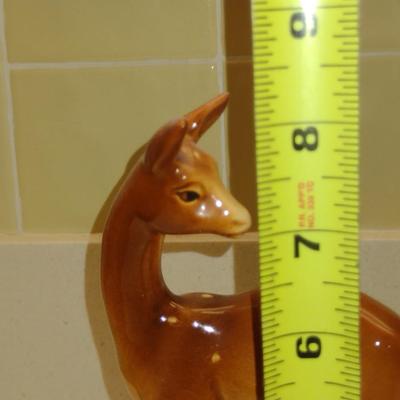 Vintage Beswick England Deer Design Figurine- Number 696- Approx 8 1/4" Tall