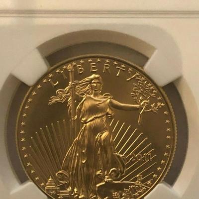 2011 NGC $50 MS70 25th Anniversary Gold AMERICAN EAGLE - EARLY RELEASES
