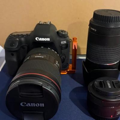 Canon EOS 6D Mark II 26.2 MP Digital SLR Camera - Black (1897C002)
